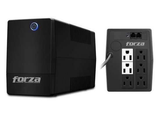 Compuzone UPS FORZA INTERACTIVO NT 511 DE 500VA DE 6 TOMAS 120V