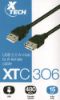 Imagen de CABLE USB 2.0 MACHO A - HEMBRA A XTECH XTC-306 DE 4.5M