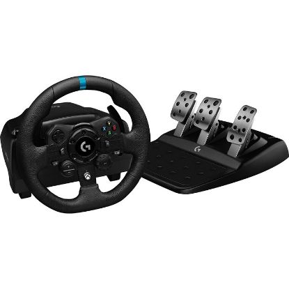 Picture of VOLANTE Y PEDALES LOGITECH G G923 TRUEFORCE SLIM RACING WHEEL PARA PC XBOX S - ONE - PC