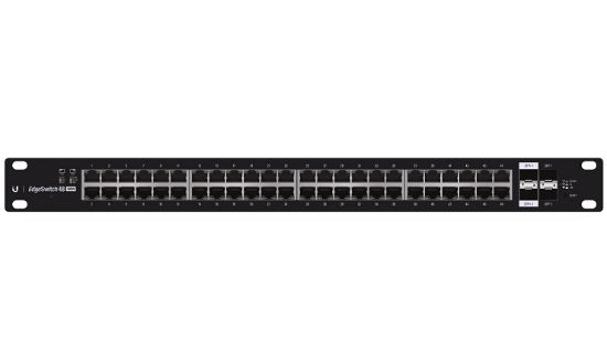 Imagen de SWITCH ADMINISTRABLE UBIQUITI EDGESWITCH 48 PUERTOS GIGABIT POE + 2 PUERTOS GIGABIT SFP 10G + 2 PUERTOS SFP