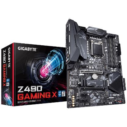 Picture of MAINBOARD GIGABYTE Z490 GAMING X RGB FUSION DUAL M.2 DDR4 X4 SOCKET 1200 10MA GEN