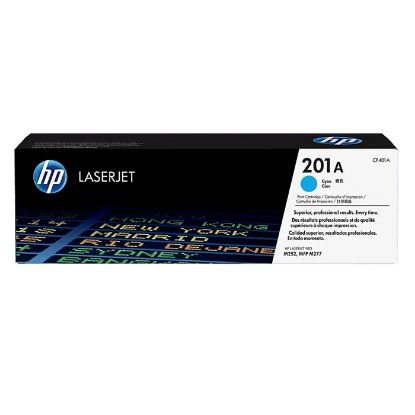 Imagen de CARTUCHO DE TONER HP CF401A   201A  AZUL LASERJET ORIGINAL 1330 PAGINAS