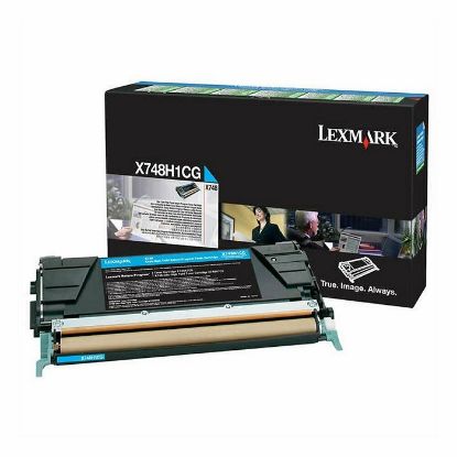 Imagen de CARTUCHO DE TONER AZUL 10000 PAGINAS PARA LEXMARK X746 X748