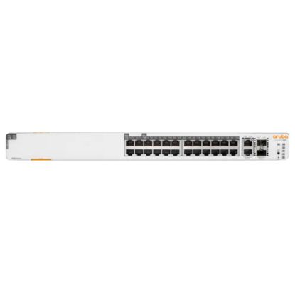 Imagen de SWITCH ADMINISTRABLE ARUBA INSTANT ON 1960 24 PUERTOS GIGABIT POE CL4 Y CL6 + 2XGT + 2 SFP+ 370W 