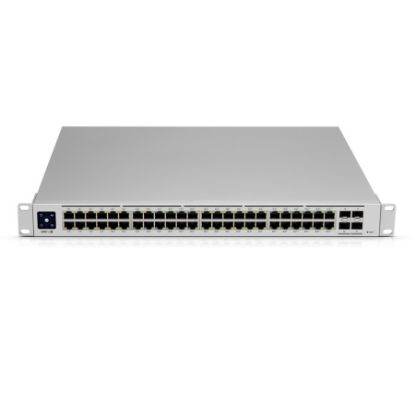 Imagen de SWITCH ADMINISTRABLE UBIQUITI UNIFI DE CAPA 3 CON 48 PUERTOS GIGABIT + 4 PUERTOS SFP 10G SFP+