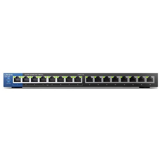 Imagen de SWITCH DE SOBREMESA PARA EMPRESAS CON 16 PUERTOS GIGABIT CON 8 PUERTOS POE+