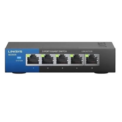 Imagen de SWITCH ETHERNET PARA ESCRITORIO DE 5 PUERTOS GIGABIT LINKSYS SE3005