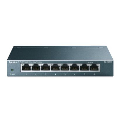 Imagen de SWITCH DE SOBREMESA TP-LINK TL-SG108 CON 8 PUERTOS GIGABIT