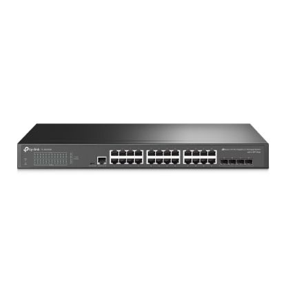 Imagen de SWITCH ADMINISTRABLE  CAPA 2 TP-LINK JETSTREAM TL-SG3428  CON 24 PUERTOS GIGABIT  + 4 PUERTOS SFP 1G - RACKEABLE