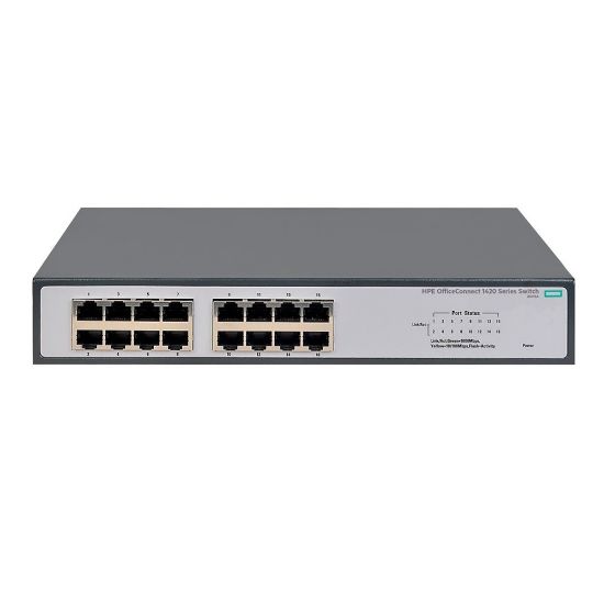 Imagen de SWITCH HP OFFICECONNECT 1420 16G DE 16 PUERTOS GIGABIT