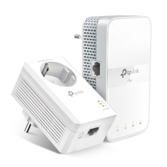 Imagen de KIT EXTENSOR DE RANGO WI-FI AV1000 GIGABIT PASSTHROUGH POWERLINE AC WPA7617 KIT