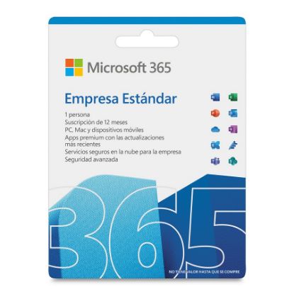 Picture of MICROSOFT 365 EMPRESAS STANDARD 1 USUARIO 5 DISPOSITIVOS WINDOWS/MAC/ ANDROID/IOS DESCARGA