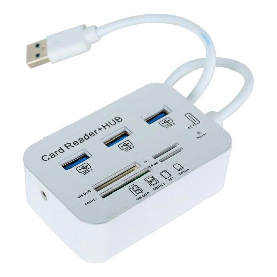 Imagen de CONCENTRADOR HUB CON 3 USB 3.0 /SD / MICRO SD
