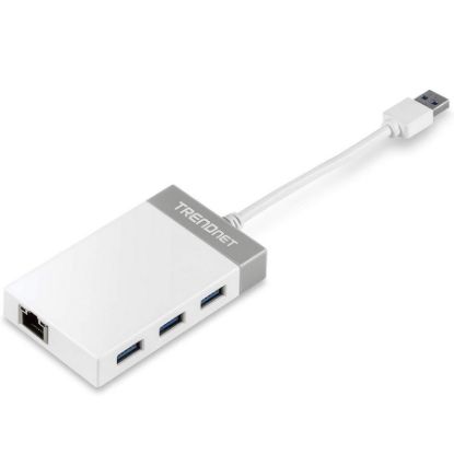Imagen de ADAPTADOR TRENDNET DE USB 3.0 A GIGABIT + HUB USB