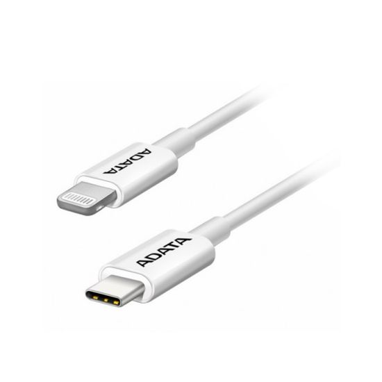 Imagen de CABLE LIGHTINING ADATA PARA IPHONE USB C - BLANCO