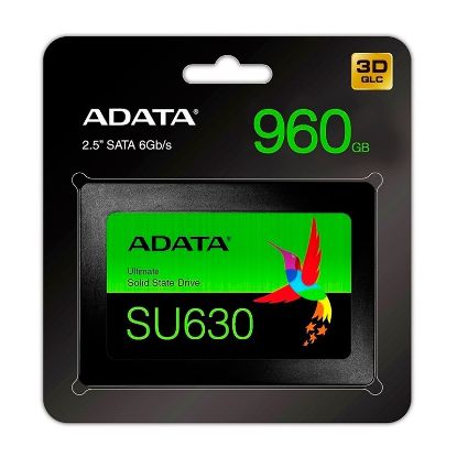 Imagen de UNIDAD DE ESTADO SOLIDO ADATA SU630 960GB SATA 2.5" SSD INTERNO