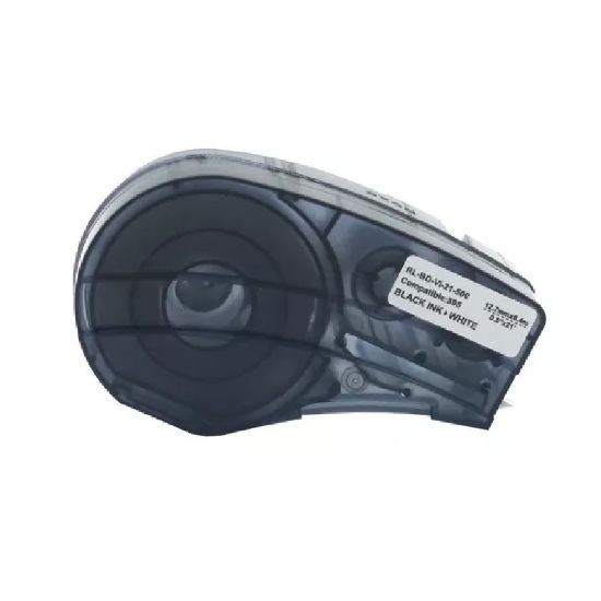 Imagen de CINTA GENERICA PARA BRADY VINYL M21-500-595 1/2 12.7MM - 6.4M BLANCO SOLO PARA BMP21