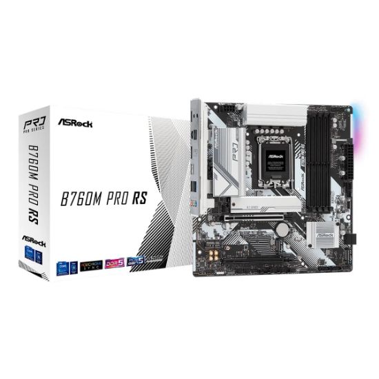 Imagen de MAINBOARD ASROCK ASROCK B760M PRO 4X DDR5 HDMI-DP SOCKET LGA1700 12VA Y 13VA GEN