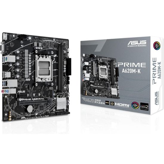 Imagen de MAINBOARD ASUS PRIME A620M-K RYZEN DDR5 AM5 MICRO ATX