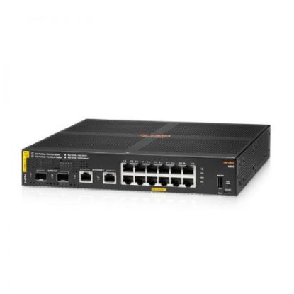 Imagen de SWITCH ADMINISTRABLE HPE ARUBA 6100 CON 12 PUERTOS GIGABIT POE 139W + 2 PUERTOS GIGABIT + 2 PUERTOS SFP+ 1G/10G