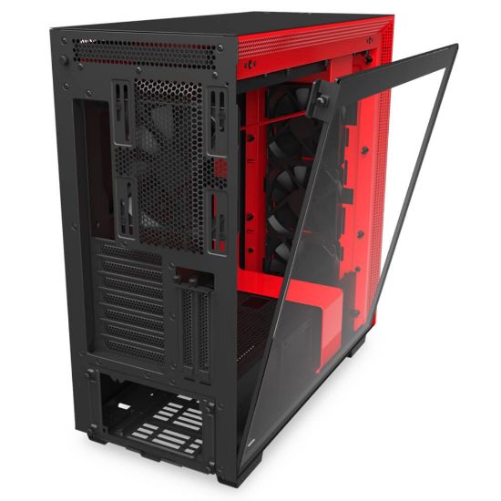 Imagen de CASE CHASIS TORRE NZXT H SERIES H710I - PLACA ATX EXTENDIDA USB - ROJO 