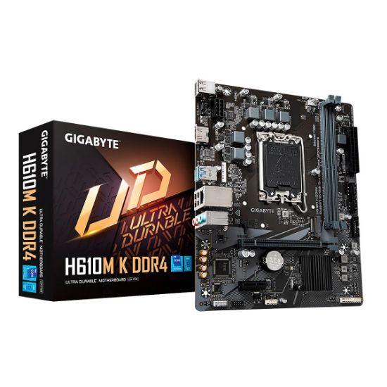 Imagen de MAINBOARD GIGABYTE H610M K SOCKET LGA1700 12VA Y 13VA GEN M.2 ATX