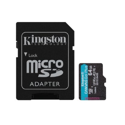 Imagen de TARJETA DE MEMORIA MICROSDXC KINGSTON 64GB CLASE 10