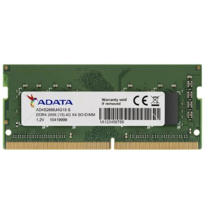 Imagen de MEMORIA RAM ADATA DIMM DDR4 4GB 2666MHZ CL19