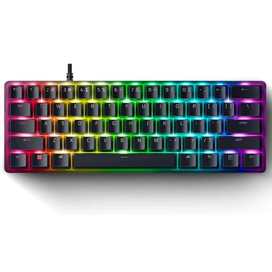 Imagen de TECLADO GAMING RAZER HUNTSMAN MINI CON RETROILUMINACION USB INGLES