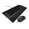 Imagen de COMBO GAMING TECLADO Y MOUSE CORSAIR K55 RGB PRO + KATAR PRO USB