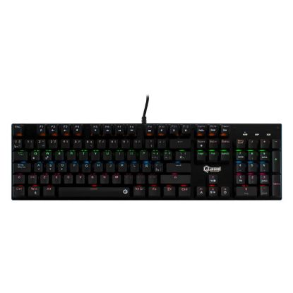 Imagen de TECLADO GAMING MULTIMEDIA PARA VIDEOJUEGOS QUASAD QKM-G80 - RGB - USB 