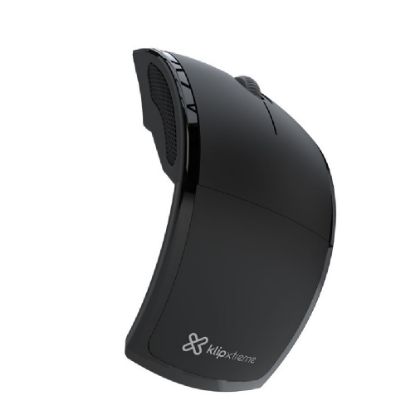 Imagen de MOUSE ERGONOMICO INALAMBRICO KLIP XTREME 3 BOTONES KMW-375BK 2.4GHZ