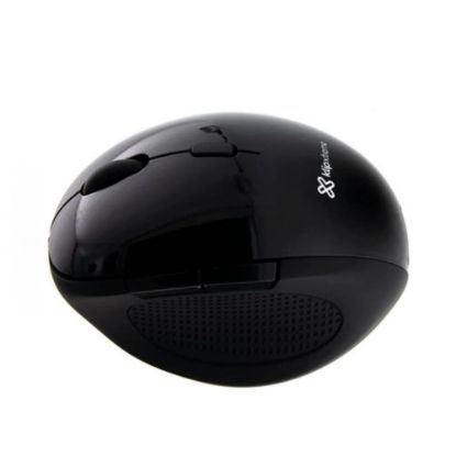 Imagen de MOUSE ERGONOMICO INALAMBRICO KLIP XTREME 6 BOTONES KMW-500BK 2.4GHZ