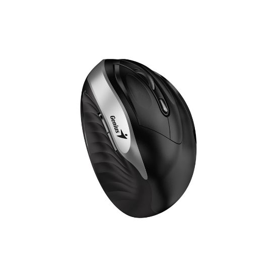 Imagen de MOUSE ERGONOMICO VERTICAL INALAMBRICO GENIUS ERGO 8250 SILVER