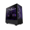 Imagen de CASE CHASIS TORRE NZXT H SERIES H5 FLOW - SIN FUENTE - USB AUDIO - NEGRO