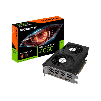 Imagen de TARJETA DE VIDEO GIGABYTE GEFORCE RTX 4060 WINDFORCE OC 8GB GDDR6 - 128BIT 