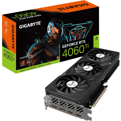 Imagen de TARJETA DE VIDEO GIGABYTE RTX 4060 TI GAMING OC 8GB GDDR6 PCIE 4.0