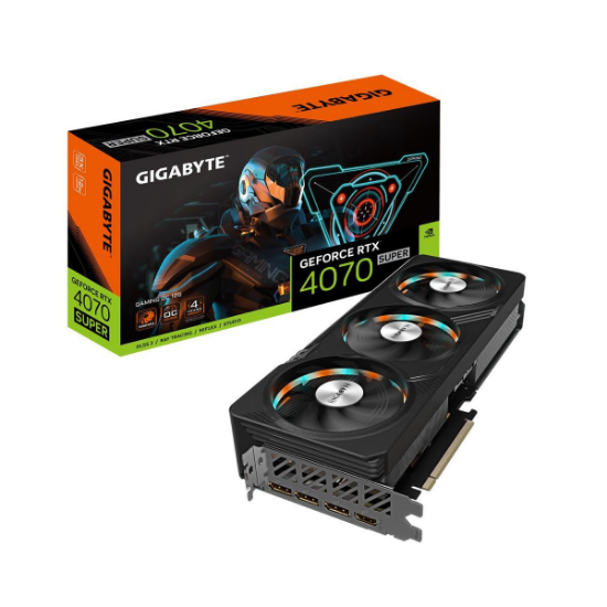 Imagen de TARJETA DE VIDEO GIGABYTE RTX 4070 SUPER GAMING OC 12GB GDDR6X OC