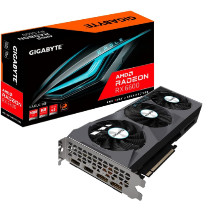 Imagen de TARJETA DE VIDEO GIGABYTE AMD RADEON RX 6600 EAGLE 8GB GDDR6 PCIE EXPRESS 4.0