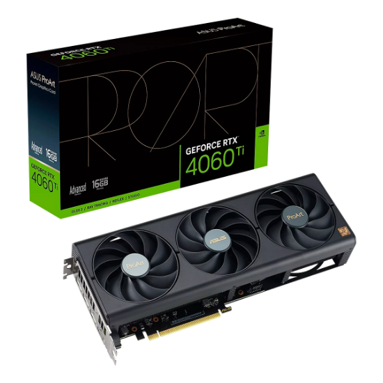 Imagen de TARJETA DE VIDEO PROART ASUS RTX 4060 TI 16GB GDDR6 GDDR6X 128BITS - HDMI