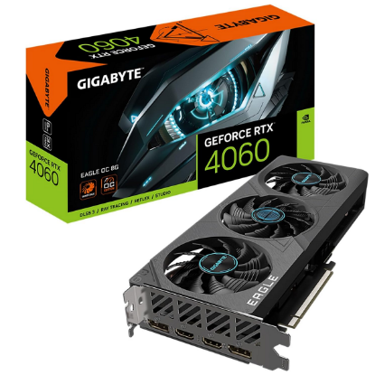 Imagen de TARJETA DE VIDEO GIGABYTE GEFORCE RTX 4060 EAGLE OC 8GB GDDR6