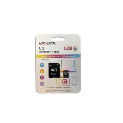 Imagen de TARJETA DE MEMORIA MICRO SD HIKVISION 128GB CLASE 10