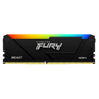 Imagen de MEMORIA RAM KINGSTON FURY BEAST RGB DDR4 3200MHZ 8GB CL16 