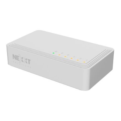 Imagen de SWITCH ETHERNET PARA ESCRITORIO DE 5 PUERTOS GIGABIT NEXXT NAXOS 501-G