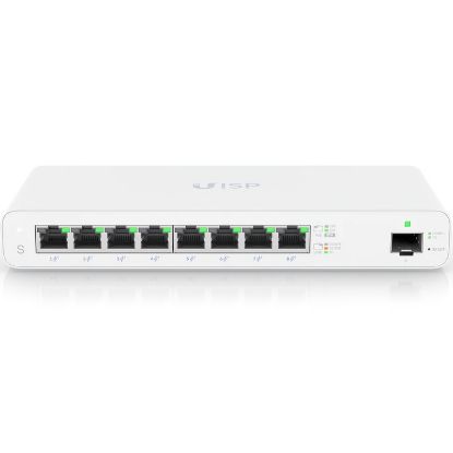 Imagen de SWITCH UBIQUITI NETWORKS UISP ADMINISTRABLE L2 8 PUERTOS POE GIGABIT + 1 SFP GIGABIT  UISP-S