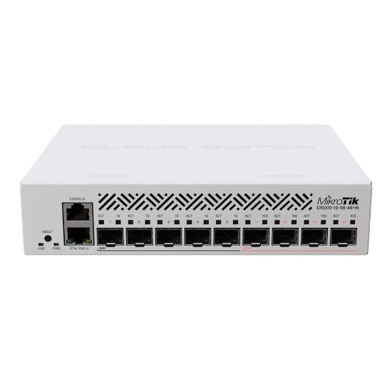 Imagen de ROUTER EN LA NUBE MIKROTIK DE 10 PUERTOS 5 PUERTOS SFP DE 1G + 4 PUERTOS SFP+ DE 10G Y 1 PUERTO POE