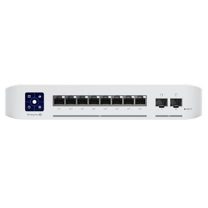 Imagen de SWITCH CAPA 3 UBIQUITI UNIFI ENTERPRISE DE10 PUERTOS - 8 PUERTOS 2.5GBPS POE 120W  + 2 PUERTOS SFP DE 2GBPS