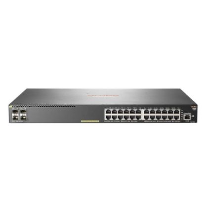 Imagen de SWITCH ADMINISTRABLE CAPA 3 HPE ARUBA 2930F CON 24 PUERTOS GIGABIT POE+ 370W + 4 PUERTOS SFP