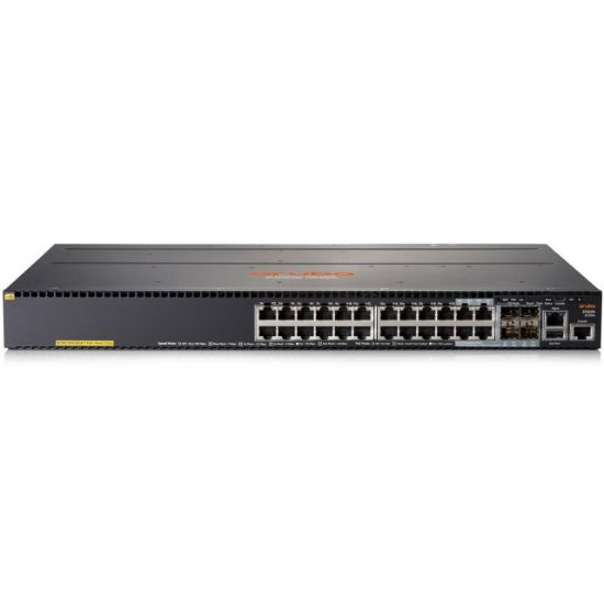 Imagen de SWITCH ADMINISTRABLE CAPA 3 HPE ARUBA 2930M 24 PUERTOS GIGABIT POE CON 1 RANURA Y 4 PUERTOS SFP