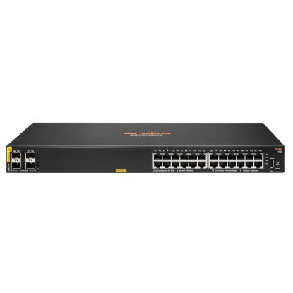 Imagen de SWITCH ADMINISTRABLE CAPA 3 HPE ARUBA CX 6200F CLASS4 CON 24 PUERTOS GIGABIT POE+ 370W + 4 PUERTOS SFP+ 1G/10G